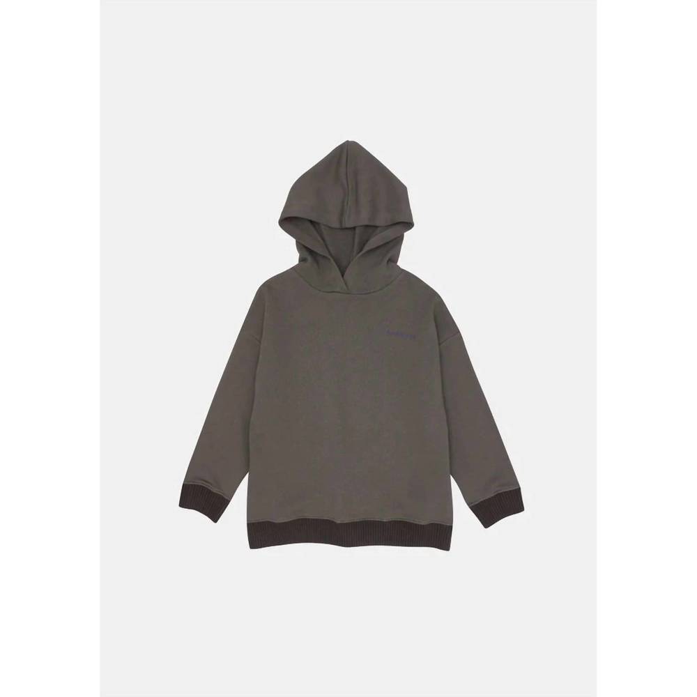 NEW CARAMEL boys nori hoodie in cedar